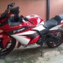 Jual KAWASAKI NINJA 250R TAHUN 2010 MERAH, MODIF, PAJAK BARU