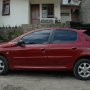 Dijual Peugeot 206 Sporty Warna Merah Tahun 2003