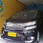 TOYOTA VELLFIRE FACELIFT 24 V AT 2012 HITAM METALIK