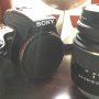 Jual Camera Sony Alpha 55 + Lens 15-55mm f3.5-5.6