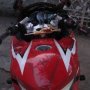 Jual Santai Ninja 250 Red Full modif jakarta