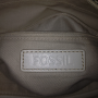 FB003 Fossil White Multi color Logo Satchel Convertible