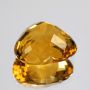 CT001 NATURAL HEART GOLDEN YELLOW CITRINE BRAZILIAN TOPAZ 10.3CT