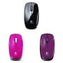 Logitech M115 USB Mouse Warna Berry, Black, dan Pink