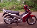 Jual Yamaha Jupiter MX tahun 2006 merah marun+silver