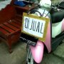 Jual Cepat Honda Scoopy Tahun 2011 bulan Maret warna White & pink