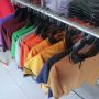 kaos kerah polos dan bordir murah