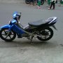Jual Motor Satria Hiu 2tak ( Biru Hitam )