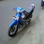 Jual Motor Satria Hiu 2tak ( Biru Hitam )