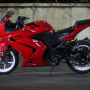 Jual Ninja 250 2009 warna merah [bdg]