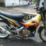 Jual RAIDER 125 kuning hitam mulus tanpa PR lagi