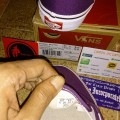 Vans Slip On Plum Purple/True White Original