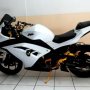 Jual Ninja 250 Fi 2014 Putih Full Modif bikers