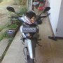 Jual Honda supra x 125 2008 hitam - silver murah