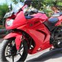 Jual Kawasaki Ninja 250 2011 Merah Plat Bekasi