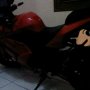 Jual Kawasaki ninja r 250 thn 2009 merah mulus terawat 