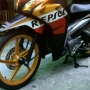 Jual honda new blade repsol DD 2011 bln 10 gress