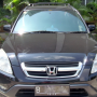 Jual Honda crv hitam 2.0l at tahun 2002 facelift 2005 km 65000 asli