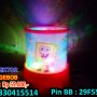 Lampu Proyektor Rotate Light Motif Spongebob  Musik