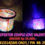Lampu Proyektor Romantis Master motif Couple Love Valentine