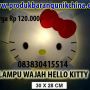 Lampu Dinding Wajah Hello Kitty