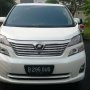 Jual Toyota Vellfire 2.4 V 2008 White Full Option CBU Japan