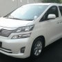 Jual Toyota Vellfire 2.4 V 2008 White Full Option CBU Japan