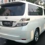 Jual Toyota Vellfire 2.4 V 2008 White Full Option CBU Japan