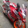 NINJA 250 R MERAH 2010 FULL MODIF. pajak 1 tahun top condition