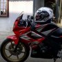 JUAL HONDA CBR 150R RED TAHUN 2006 MULUS MODIF KNALPOT DBS 