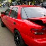 mobil timor DOHC merah th 97 mulus,tangan pertama dari baru