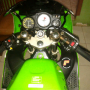 Jual Kawasaki Ninja RR 150 SE hijau th 2011 full modif