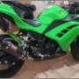 Kawasaki Ninja 250 R FI 2013 Hijau Mulus Modif Elegan Jrg Pake