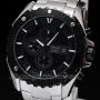Jam tangan alexandre christie original ac 6249 mc silver black