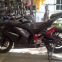 Jual Kawasaki Ninja 250R warna SUPER BLACK 2008 modifikasi exclusive gan!!!