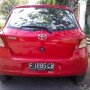 Jual Toyota yaris j 2008 merah manual
