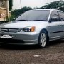 Jual Honda Civic VTIS 2001 Matic Silver Metalic 98%