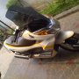 Jual Honda PCX 125i 2010 Full Modif Putih Kuning