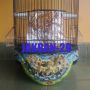 kandang burung lovebird motif kereta kencana arjuna