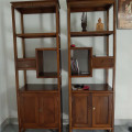 Rak pajangan antik kayu jati