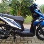 Jual Honda Beat FI 2013 Putih Biru Istimewa Seperti Baru