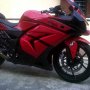 Jual Kawasaki Ninja 250cc TH 2010 44,5JT (COD Malang) 