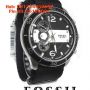 FOSSIL CH2585 Canvas Black for Men 