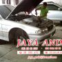 BENGKEL JAYA ANDA. setting ONDERSTEL Mobil ( service Per - Shockbreaker ).Surabaya