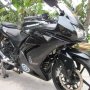 Jual Kawasaki Ninja 250R Black/Hitam Tahun 2011 akhir plat B DKI