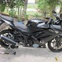 Jual Kawasaki Ninja 250R Black/Hitam Tahun 2011 akhir plat B DKI