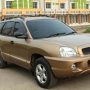 JUAL HYUNDAI SANTA FE 2002 GOLD METALIK