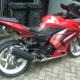 Jual Kawasaki ninja 250 th 2009 akhir Merah