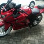 Jual Kawasaki ninja 250 th 2009 akhir Merah