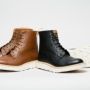 Sepatu Boot Huskieâs Footwear kulit asli/HQ009